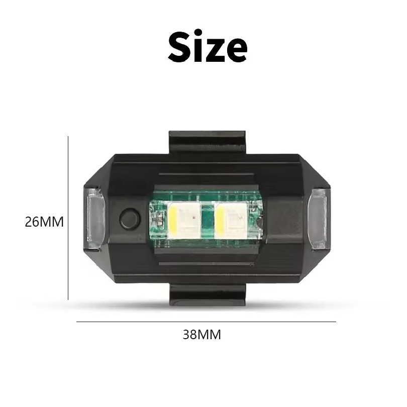 Universal LED Strobe Lights Mo - Drone Led Light recension och pris