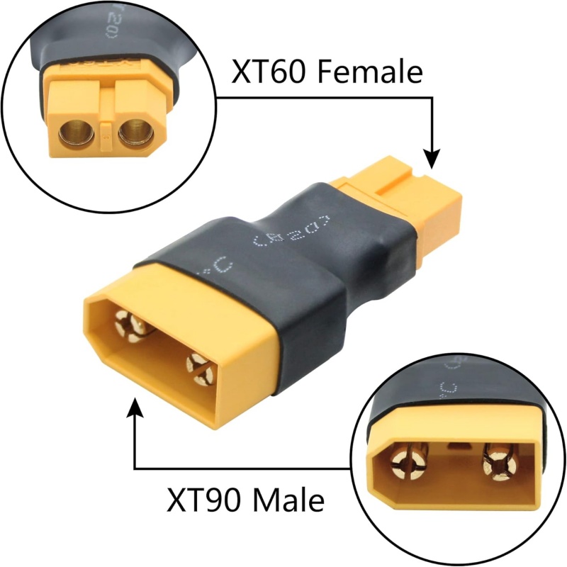 2Pcs/Lot XT90 Male Female to X - Drone Charger recension och pris