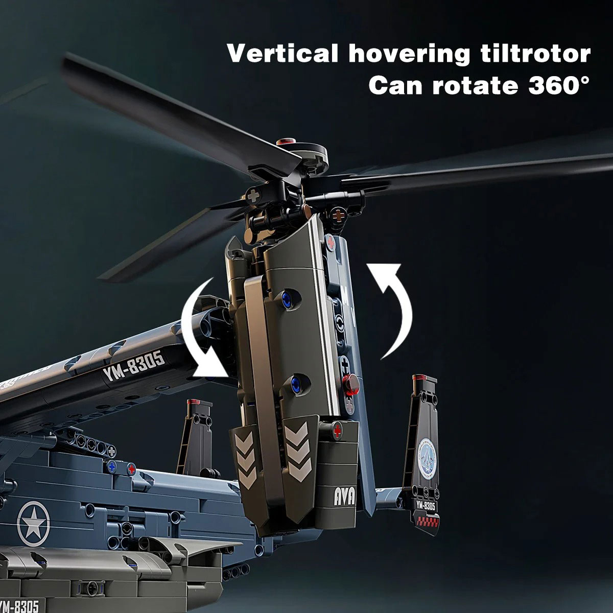 Military V-22 Osprey Tiltrotor - Jjrc Drone X12 recension och pris